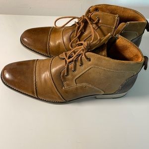 Size 12 Steve Madden Brown zip up boot.  Great shape.  Hardly worn.